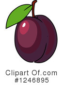 Plum Clipart #1246895 by Vector Tradition SM