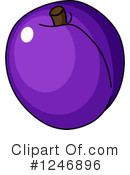 Plum Clipart #1246896 by Vector Tradition SM