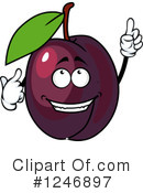 Plum Clipart #1246897 by Vector Tradition SM