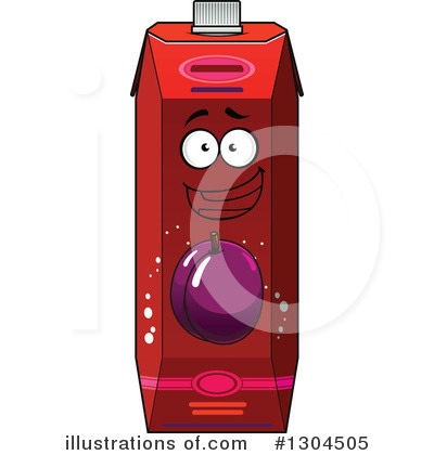 Royalty-Free (RF) Plum Clipart Illustration by Vector Tradition SM - Stock Sample #1304505