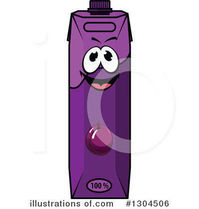 Royalty-Free (RF) Plum Clipart Illustration by Vector Tradition SM - Stock Sample #1304506