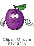 Plum Clipart #1312110 by Vector Tradition SM