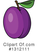 Plum Clipart #1312111 by Vector Tradition SM