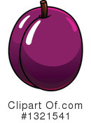 Plum Clipart #1321541 by Vector Tradition SM