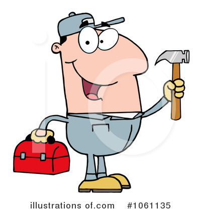 Royalty-Free (RF) Plumber Clipart Illustration by Hit Toon - Stock Sample #1061135