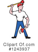 Plumber Clipart #1243937 by patrimonio