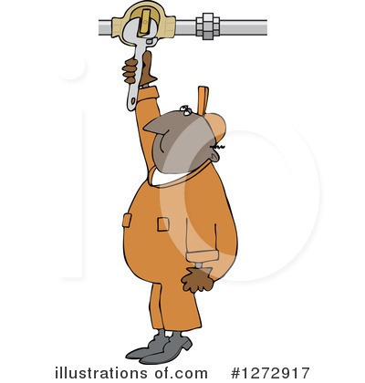 Royalty-Free (RF) Plumber Clipart Illustration by djart - Stock Sample #1272917