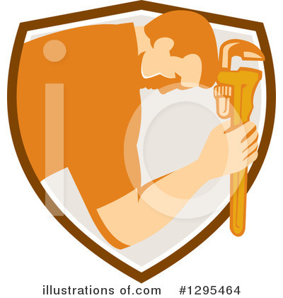 Royalty-Free (RF) Plumber Clipart Illustration by patrimonio - Stock Sample #1295464