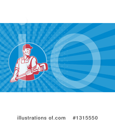 Royalty-Free (RF) Plumber Clipart Illustration by patrimonio - Stock Sample #1315550