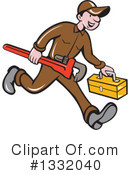 Plumber Clipart #1332040 by patrimonio