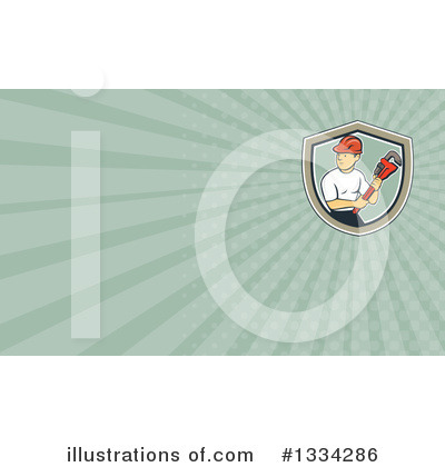 Royalty-Free (RF) Plumber Clipart Illustration by patrimonio - Stock Sample #1334286