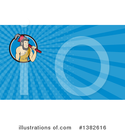 Royalty-Free (RF) Plumber Clipart Illustration by patrimonio - Stock Sample #1382616
