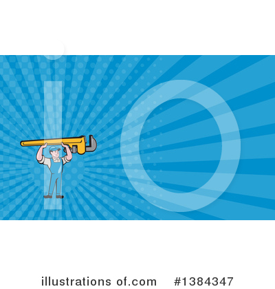 Royalty-Free (RF) Plumber Clipart Illustration by patrimonio - Stock Sample #1384347