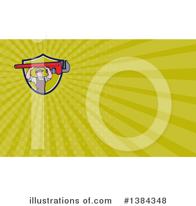 Royalty-Free (RF) Plumber Clipart Illustration by patrimonio - Stock Sample #1384348