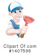 Plumber Clipart #1407596 by AtStockIllustration