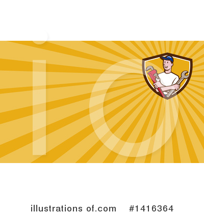 Royalty-Free (RF) Plumber Clipart Illustration by patrimonio - Stock Sample #1416364
