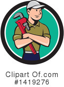 Plumber Clipart #1419276 by patrimonio