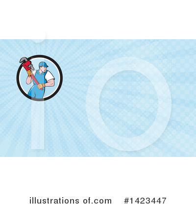 Royalty-Free (RF) Plumber Clipart Illustration by patrimonio - Stock Sample #1423447
