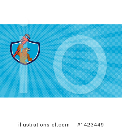 Royalty-Free (RF) Plumber Clipart Illustration by patrimonio - Stock Sample #1423449