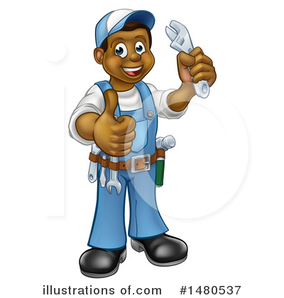 Worker Clipart #1480537 by AtStockIllustration
