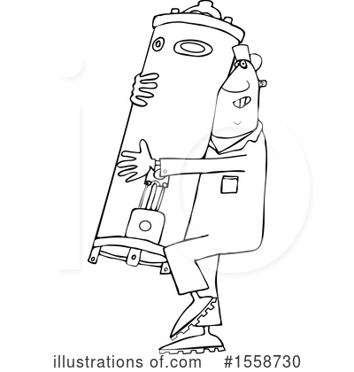Royalty-Free (RF) Plumber Clipart Illustration by djart - Stock Sample #1558730