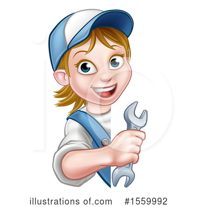 Royalty-Free (RF) Plumber Clipart Illustration by AtStockIllustration - Stock Sample #1559992