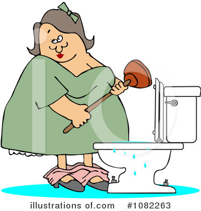 Royalty-Free (RF) Plumbing Clipart Illustration by djart - Stock Sample #1082263