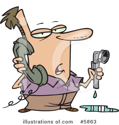 Royalty-Free (RF) Plumbing Clipart Illustration by toonaday - Stock Sample #5863