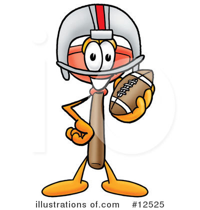 Football Clipart #12525 by Toons4Biz