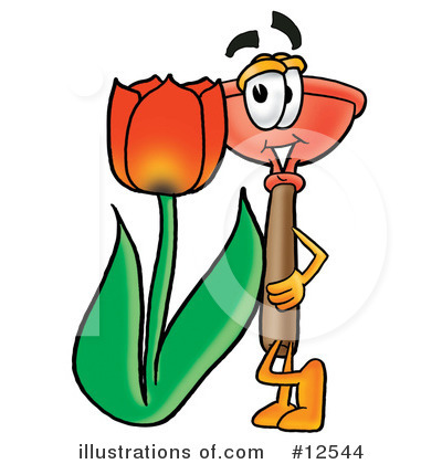 Royalty-Free (RF) Plunger Character Clipart Illustration by Mascot Junction - Stock Sample #12544