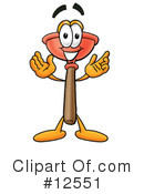 Plunger Character Clipart #12551 by Mascot Junction