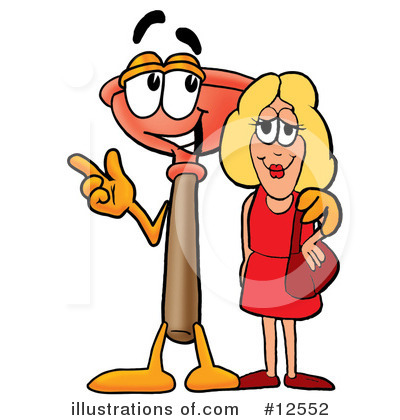 Royalty-Free (RF) Plunger Character Clipart Illustration by Mascot Junction - Stock Sample #12552