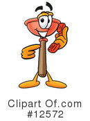 Plunger Character Clipart #12572 by Toons4Biz