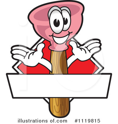 Plunger Clipart #1119815 by Mascot Junction