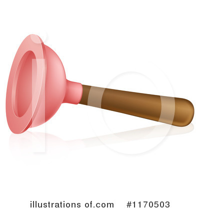 Royalty-Free (RF) Plunger Clipart Illustration by AtStockIllustration - Stock Sample #1170503