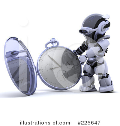 Royalty-Free (RF) Pocket Watch Clipart Illustration by KJ Pargeter - Stock Sample #225647