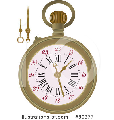 Royalty-Free (RF) Pocket Watch Clipart Illustration by Frisko - Stock Sample #89377