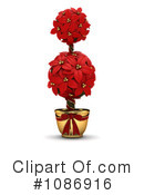 Poinsettia Clipart #1086916 by BNP Design Studio