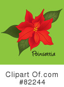 Poinsettia Clipart #82244 by Pams Clipart