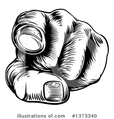 Royalty-Free (RF) Pointing Clipart Illustration by AtStockIllustration - Stock Sample #1373340