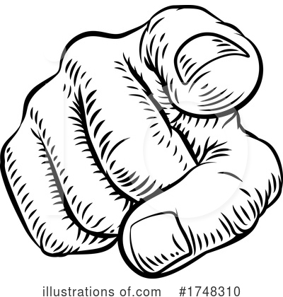 Royalty-Free (RF) Pointing Clipart Illustration by AtStockIllustration - Stock Sample #1748310