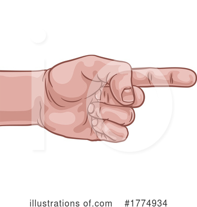 Royalty-Free (RF) Pointing Clipart Illustration by AtStockIllustration - Stock Sample #1774934