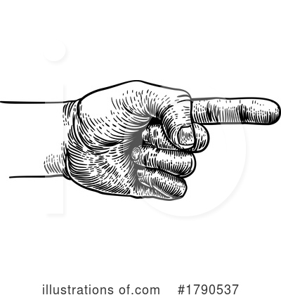 Pointer Finger Clipart #1790537 by AtStockIllustration