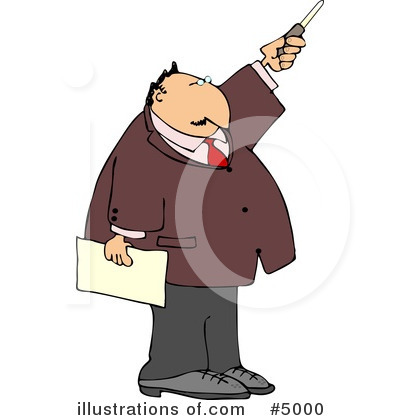 Royalty-Free (RF) Pointing Clipart Illustration by djart - Stock Sample #5000
