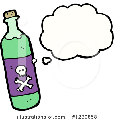 Royalty-Free (RF) Poison Clipart Illustration by lineartestpilot - Stock Sample #1230858