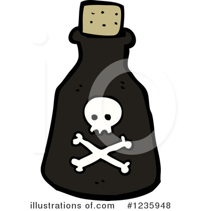 Royalty-Free (RF) Poison Clipart Illustration by lineartestpilot - Stock Sample #1235948