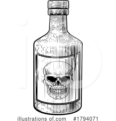 Bottle Clipart #1794071 by AtStockIllustration
