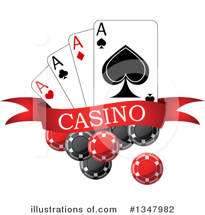 Royalty-Free (RF) Poker Clipart Illustration by Vector Tradition SM - Stock Sample #1347982