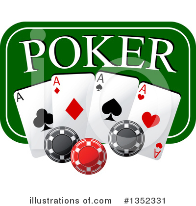 Royalty-Free (RF) Poker Clipart Illustration by Vector Tradition SM - Stock Sample #1352331