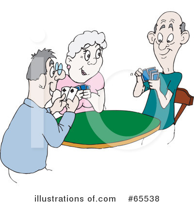 Royalty-Free (RF) Poker Clipart Illustration by Dennis Holmes Designs - Stock Sample #65538